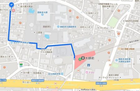 東京ライバーロッヂ地図